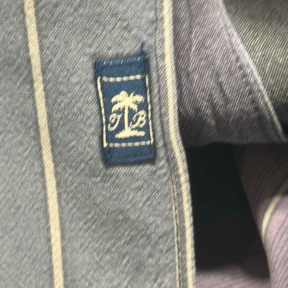 Tommy Bahama Shirt Mens XL Blue Purple Striped Long Sleeve 100% Tencel - Picture 6 of 8